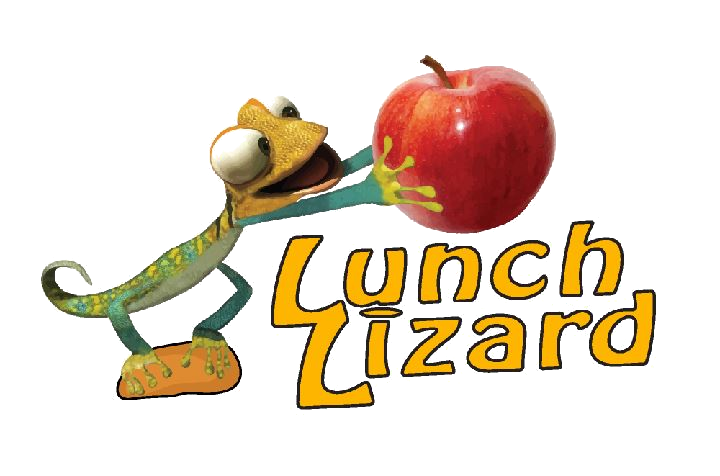 Logo for the Lunch Lizard program, assisting Grand Mesa families by providing lunches when school is not in session.